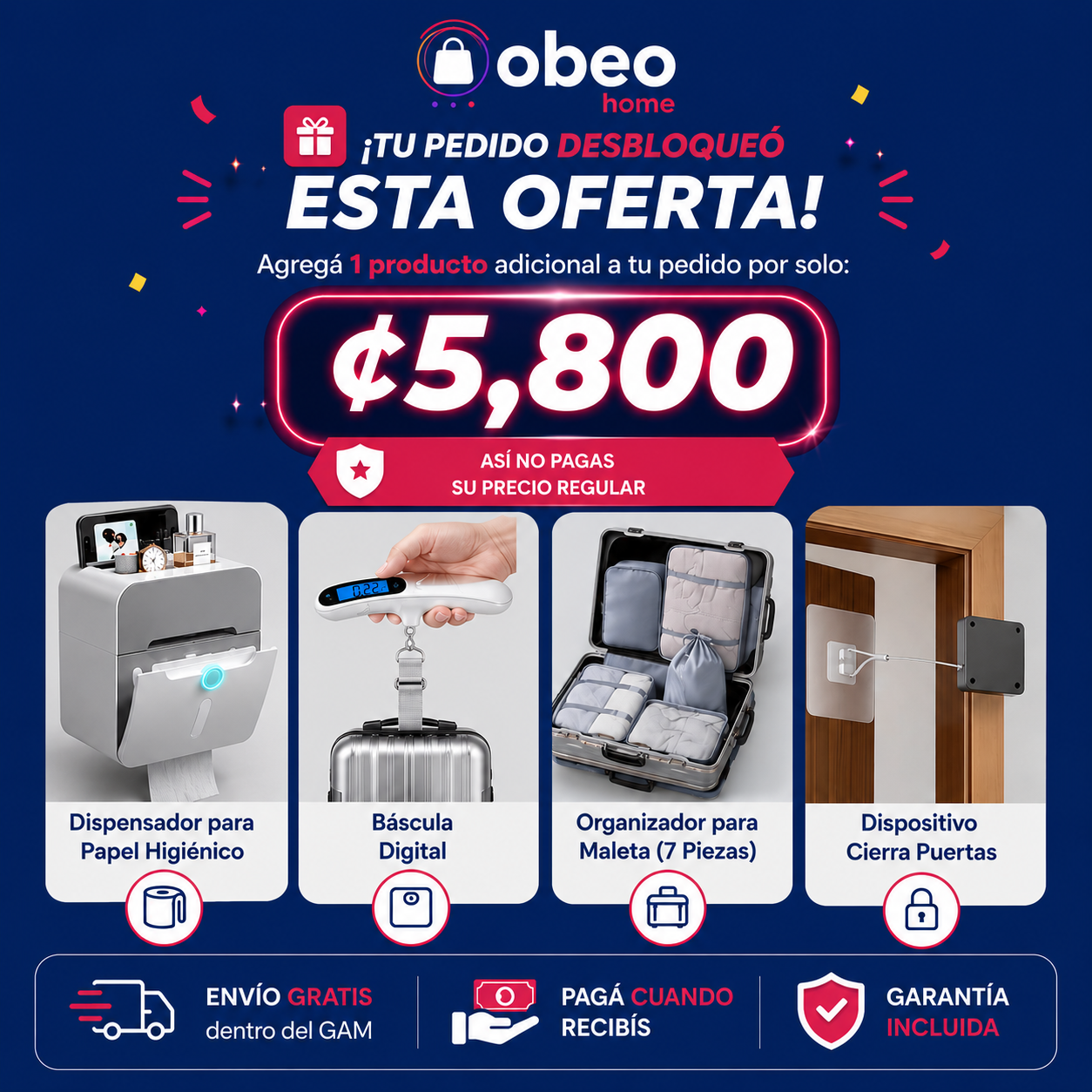 Escoge 1 x ₡5.800 (ahorras su precio original)