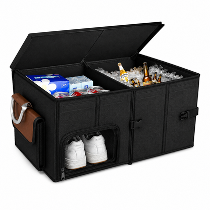 Set Organizador para Carro de Paquetero Colgante + Caja Organizadora Térmica