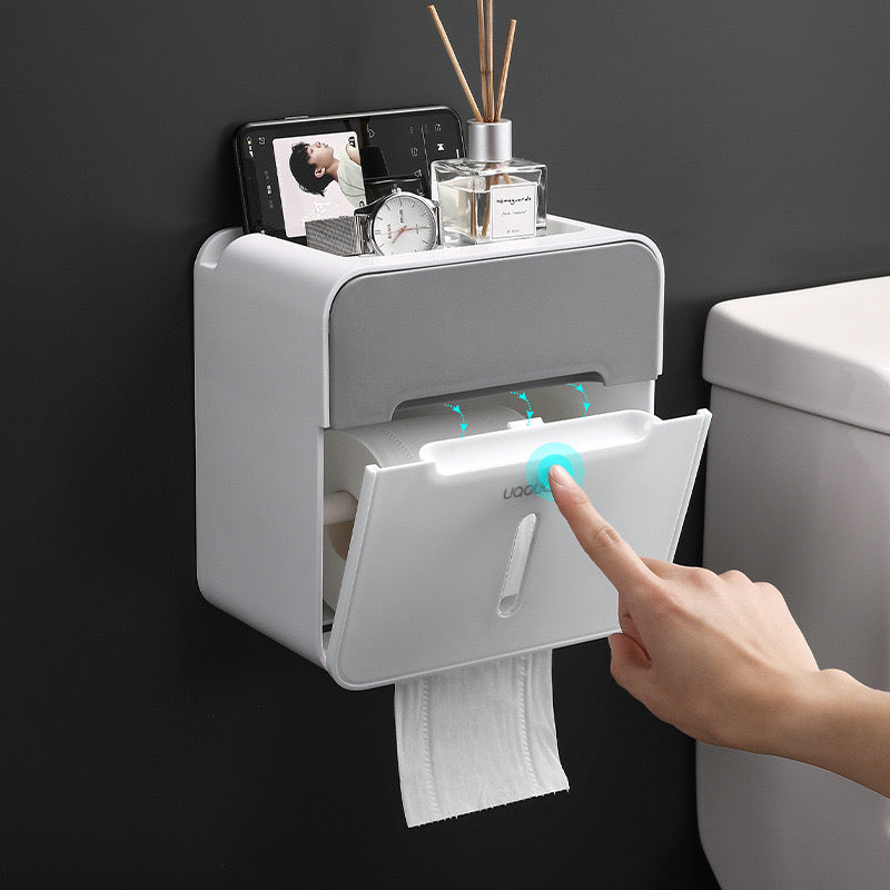 Dispensador de Papel Higiénico Adhesivo para Baño