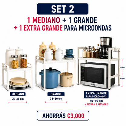 Estante Extendible Multiuso Ajustable