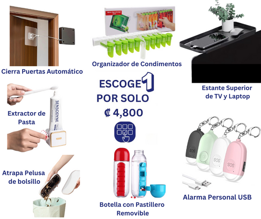 Escoge 1 x ₡4,800 (ahorras su precio original)