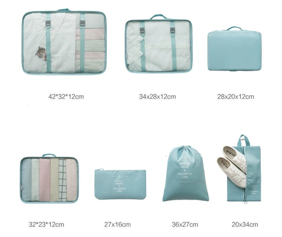 Kit Organizador de Viaje para Equipaje y Maletas